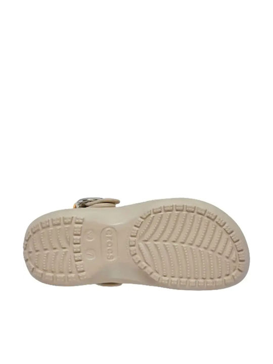 Crocs Classic Platform Women’s Clogs Beige
