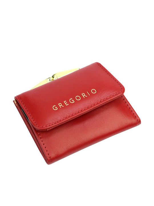 Kleines Leder Damenbrieftasche Münzen Gold