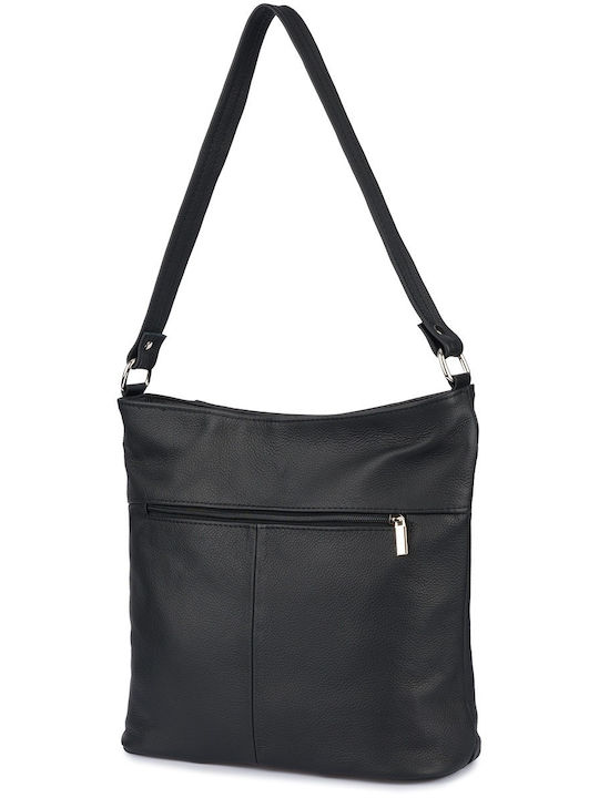 Leder Damen Berufstasche Schwarz