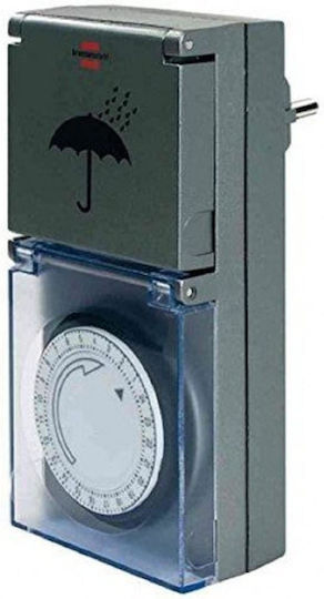 Brennenstuhl Mechanischer Zeitschaltsteckdose Täglicher Außeneinsatz IP44