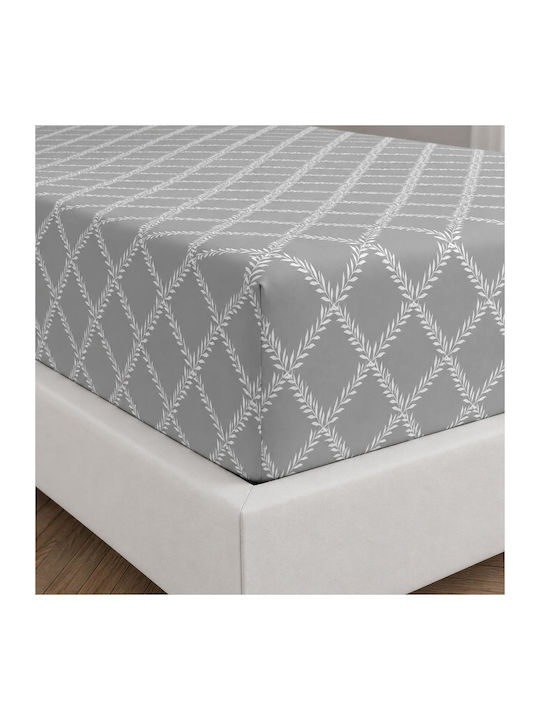 Astron Italy Chiara Σετ Σεντόνια Μονά με Λάστιχο 100x200+30εκ. Chiara Blue (3τμχ)