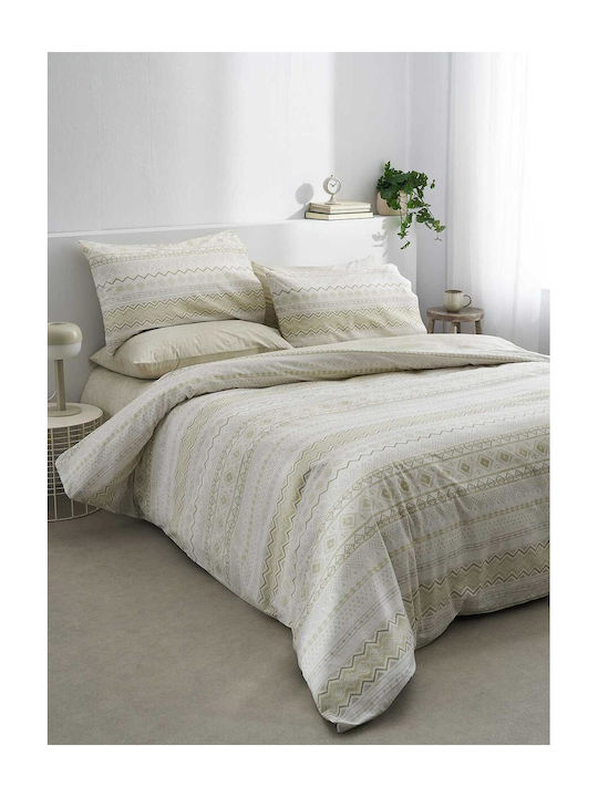 Vesta Home Elea Σετ Σεντόνια Υπέρδιπλα 240x270εκ. Πράσινο (4τμχ)