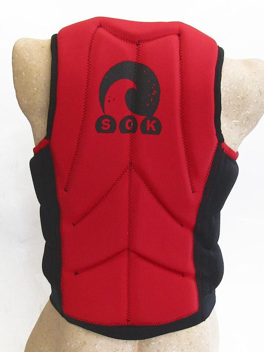 SCK Adults Impact Vest for Water Sports Red