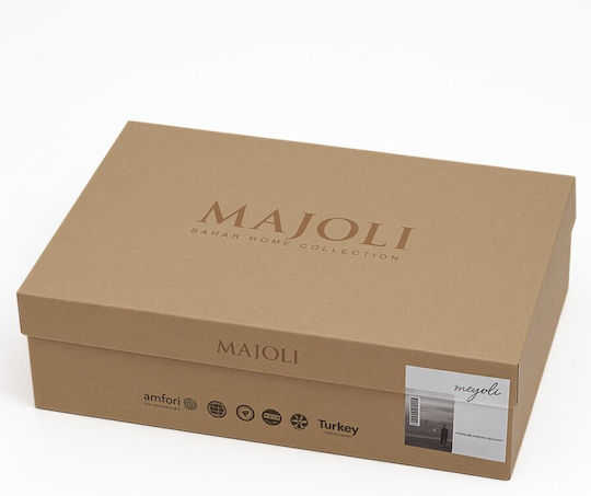 Majoli Bahar Set Huse Pentru Pilote Simplu 160x220cm Albastru Cer