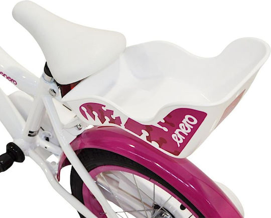 Enero Bicicletă Copii BMX 16" Alb