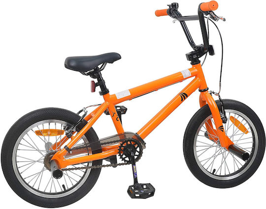 vidaXL 18" Παιδικό Ποδήλατo BMX Πορτοκαλί