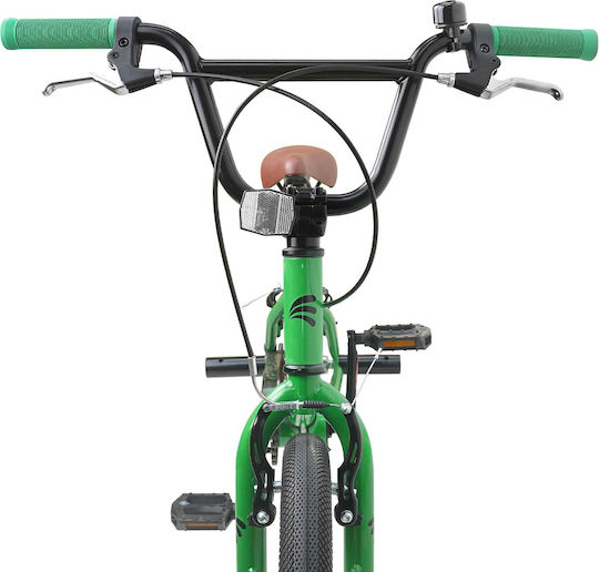 vidaXL 20" Детско Колело BMX Зелено