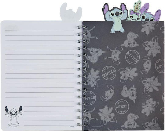 Gim Stitch Blocul De Notițe Spiral A5 Cu Dungi