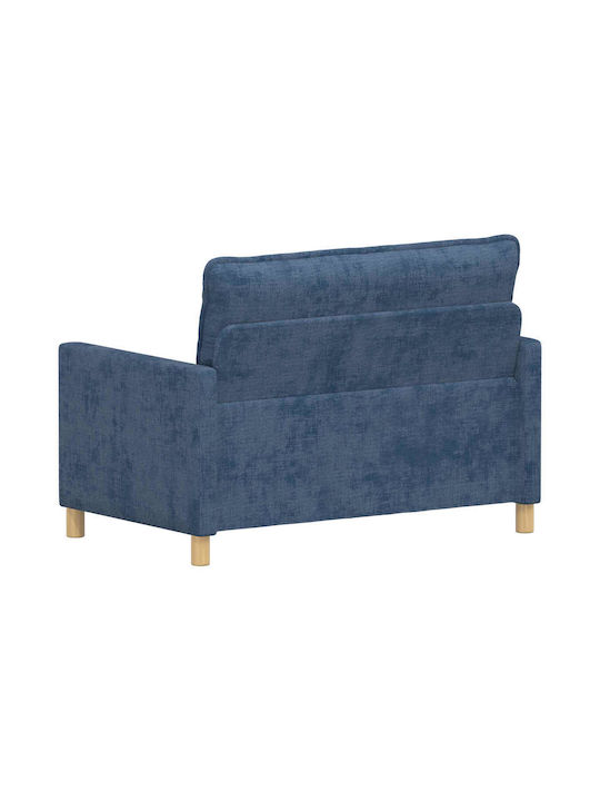 Doppelsitzer Sofa Blau 126x81x87,5cm