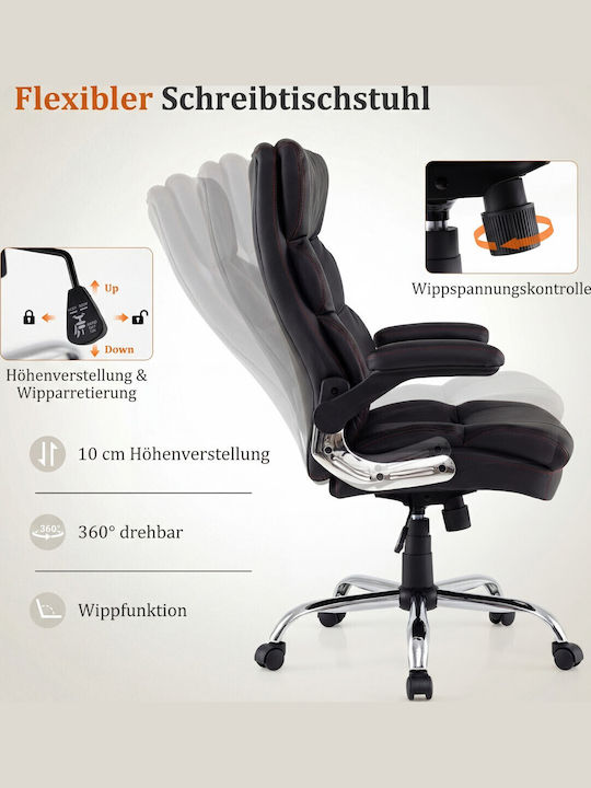 Costway Costway Bürostuhl Mit Neigen Schwarze