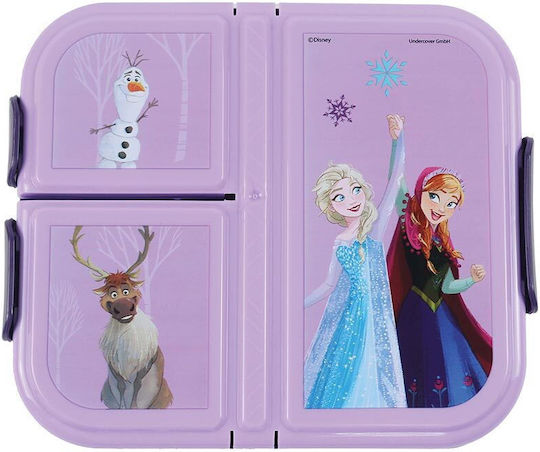 Gim Plastic Kids Food Container Frozen 0.8lt