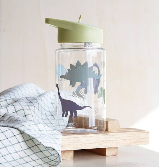 A Little Lovely Company Παιδικό Παγούρι Πλαστικό Dinosaurs 450ml