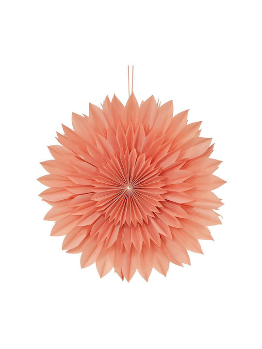 Hanging Decorative Στολίδι Αστέρι Χάρτινο Ροζ 3cm