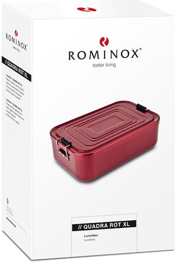 Rominox Кутия за Храна Пластмасова Червена 900ml