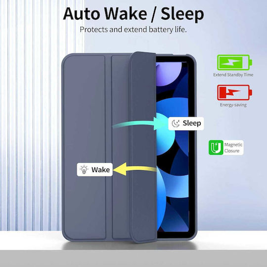 Husă Ipad Air 11 Inch M4 M3 M2 2026-2024 Auto Wake Sleep Ultra Slim Stand TPU Moale – Lavandă