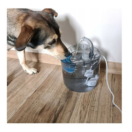 Purlov Automatic Waterer / Fountain for Dog & Cat 2x 2L 22cm in White Color