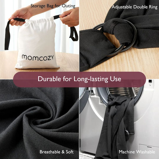 Momcozy Μάρσιπος Wrap Μαύρο