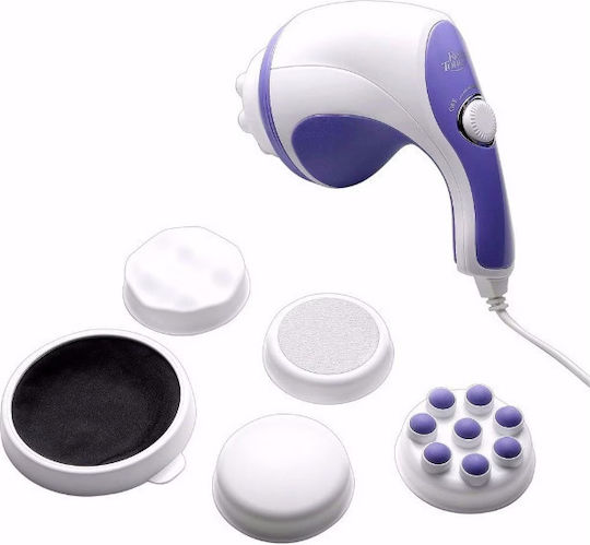 Elektrische Massager für Nacken, Kopf, Rücken und Körper gegen Cellulite Weiß