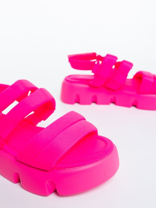 Sandale Casual Damă Fuchsia