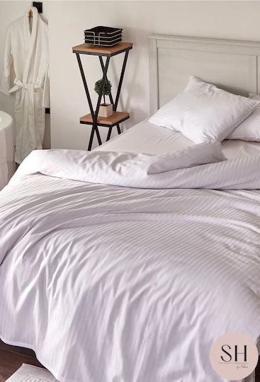 SteweHome Double Set 200x220cm White Duvet Covers