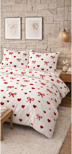 SteweHome Σετ Ημίδιπλη 195x230cm Κόκκινο1