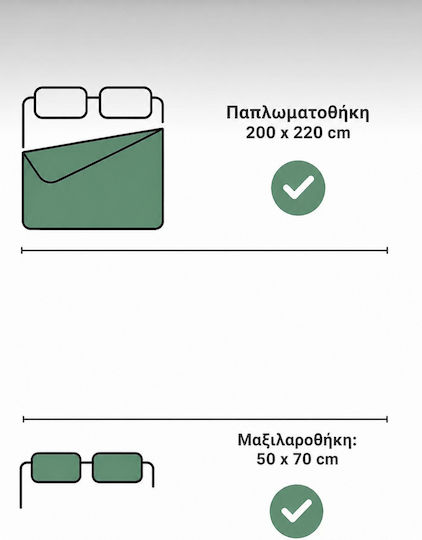 SteweHome Σετ 100x220cm Μπλε