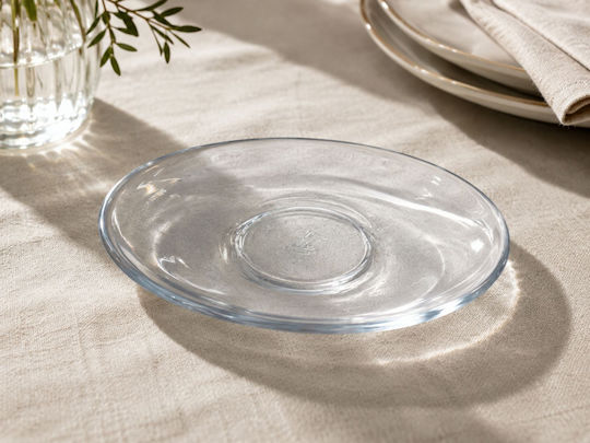 Small Plates Dessert Oval Glass 10x11cm 6 Pieces