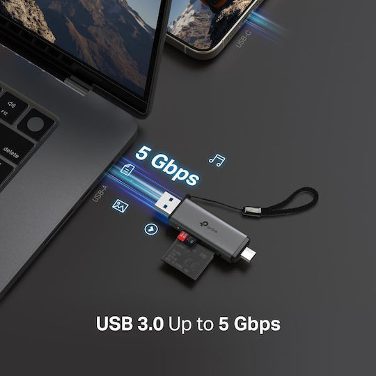 TP-LINK Μετατροπέας USB-A male σε USB-C male 1τμχ UA430D