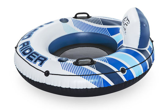 Bestway Kids' Swim Ring with Handles Diameter 135cm Blue