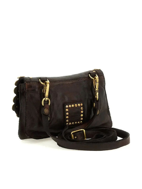 Leder Damen Handtasche Schulter Braun