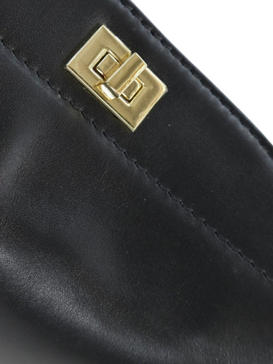 Leather Women's Black Shoulder Bag