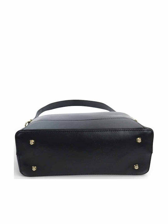 Leather Women's Black Shoulder Bag