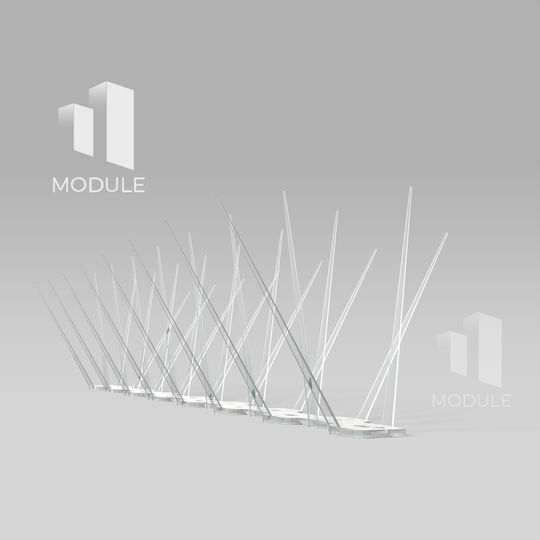 Module Σετ 12 Πολυκαρβονικές Ακίδες Απώθησης Πουλιών 0.5m