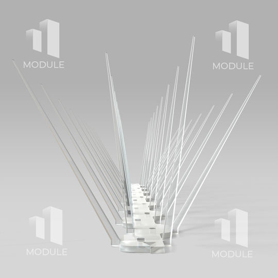 Module Σετ 12 Πολυκαρβονικές Ακίδες Απώθησης Πουλιών 0.5m