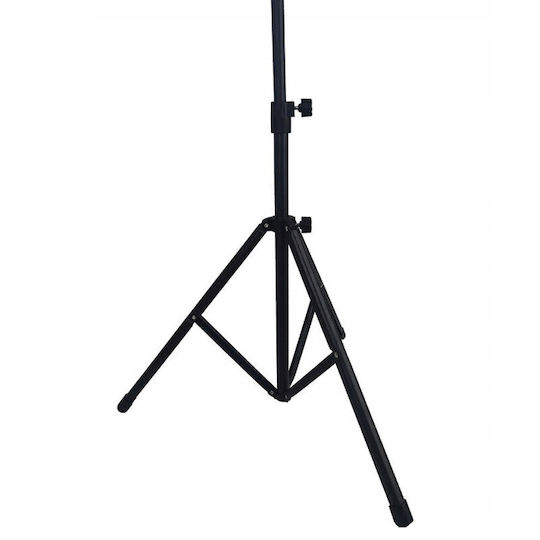 Stand Muzical Pliabil Cleme Suport Geantă Transport 50 X 30 X 150 Cm Oțel Negru