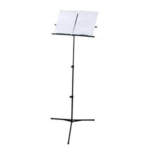 Stand Muzical Zola Înălțime Reglabilă Unghi Reglabil Geantă de Transport Fier Plastic 46.5 X 29 X 65 90 123 Cm Negru