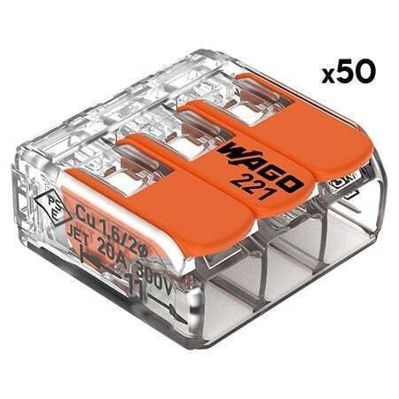 Cleme Wago Slim Myf 3x4mm2 Set 50 Bucăți