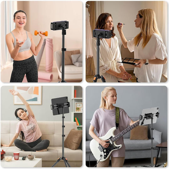 Xxzu Trepied Suport Tabletă Telefon Înălțime Reglabilă 182cm Cap Rotativ 360° Pliabil Universal