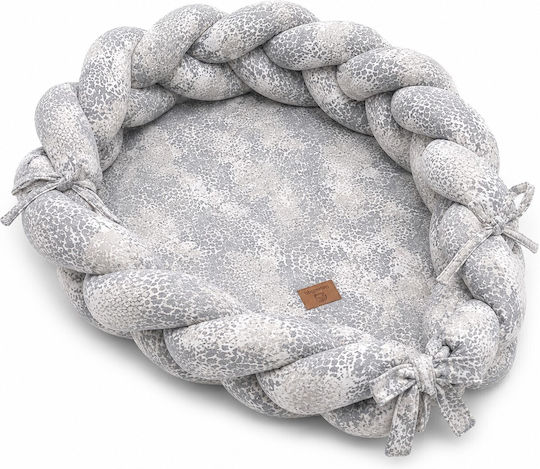 Beboulino Perna Pentru Bebelusi Tip Cuib Premium Albastru 53x75cm