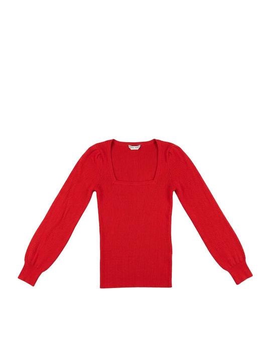 Damen Pullover Rot