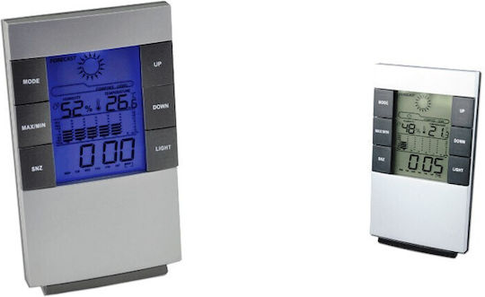 Tischuhr Digital mit Wecker 14990-06050G-003M