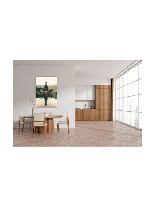 Πίνακας Serene Temple Reflection Γαλήνια Αντανάκλαση Ναού 70x100