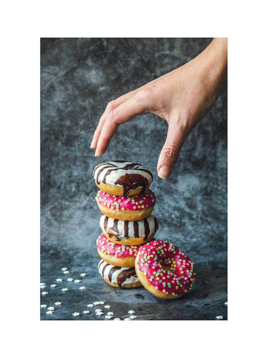 Панел Colorful Donuts Стек Полихромни Донъти Стоп 70x100