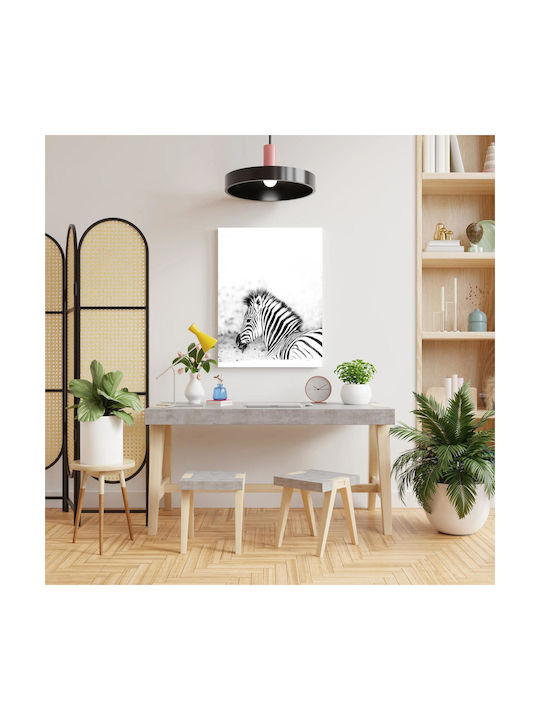 Painting Black White Zebra Black And White Zebra 70x100
