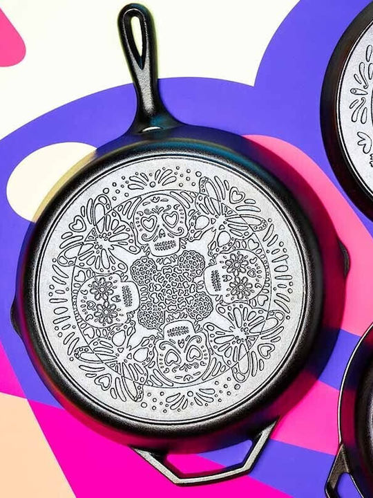 Lodge Sugar Skull Τηγάνι από Μαντέμι 30.5cm