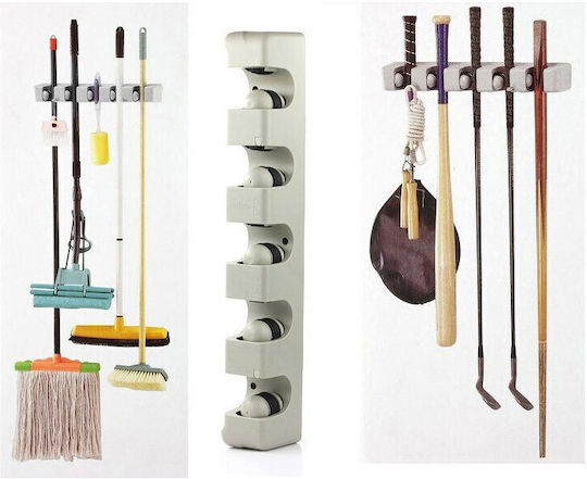 Wall Mount Mop and Broom Holder