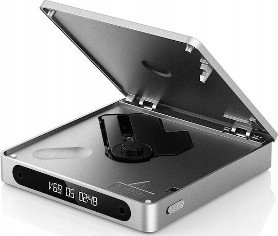 Fiio Dm13 Player Cd Portabil Bluetooth 5.1 Suport Multi-format Ieșire Duală 3.5mm/4.4mm Baterie 1000mah Argintiu