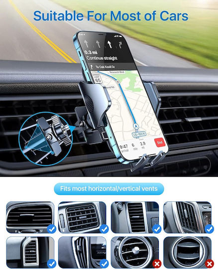 Andobil Auto Handyhalterung Lüftungsbefestigung 360° Drehung Hohe Stabilität