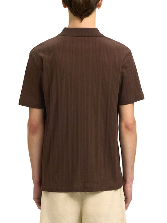 Selected Polo Μπλούζα Καφε