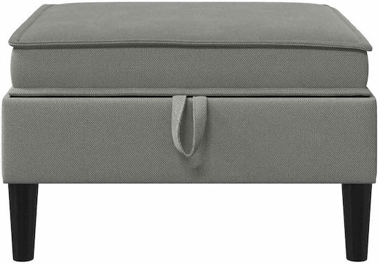 vidaXL Hocker Für Das Wohnzimmer Mit Stauraum Belegt Mit Samt Dunkelgrau